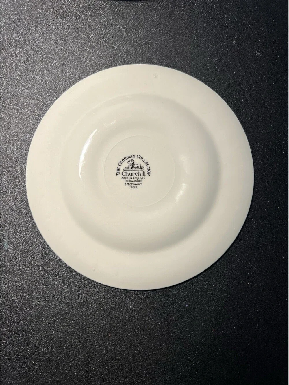 Churchill England 1980s 7 Bread Plates Georgian Collection Finlandia Blue White